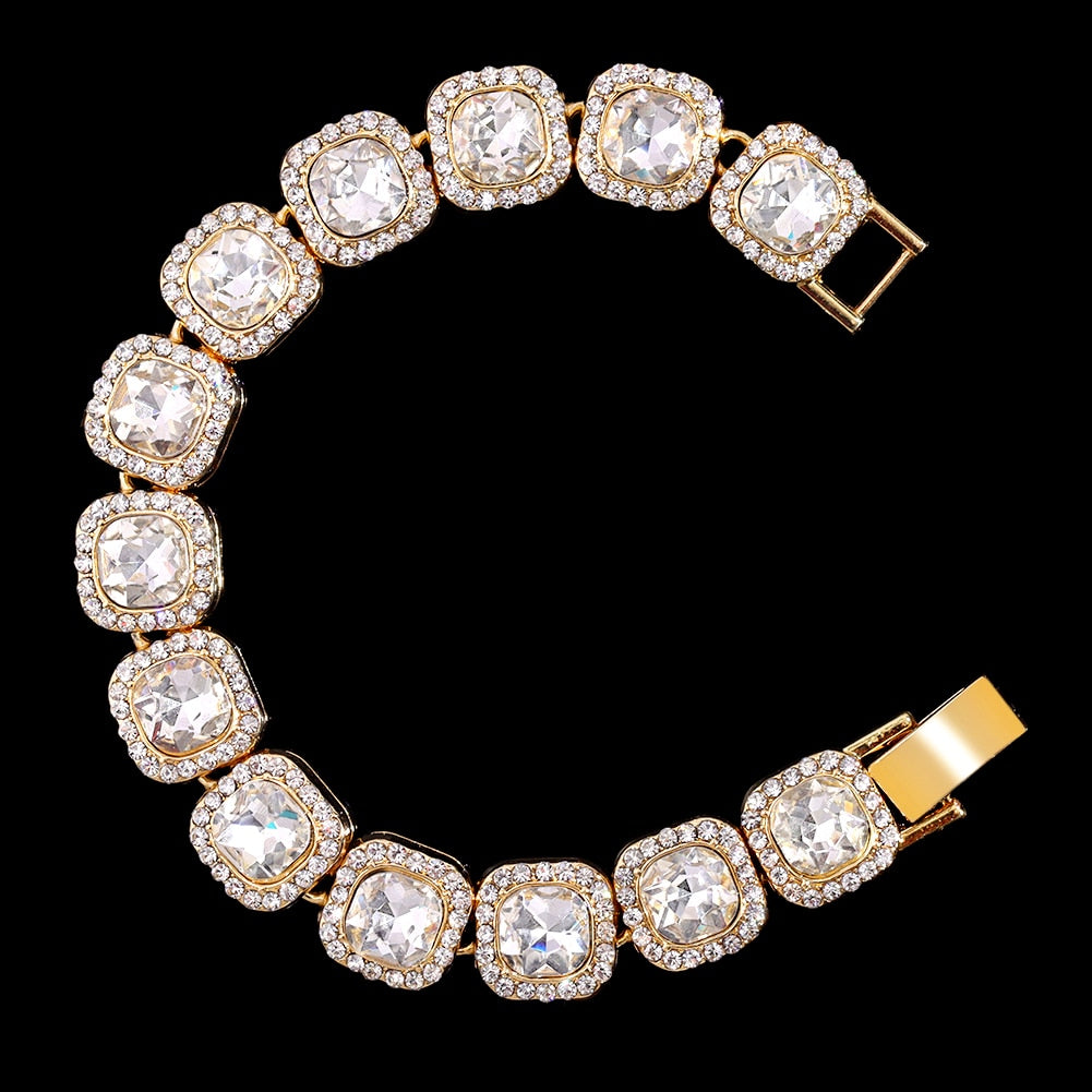 Cuban Quartz Bling Full Rhinestones Watches