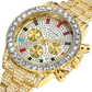 Black Iced Out Wrist Watch