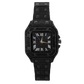 Shine Crystal Iced Out Watch With Full Rhinestones Paved Luxury Rhombus Cuban Link Chain